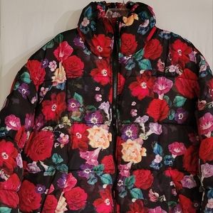 Women's River Island Oversized Floral Jacket; Size M